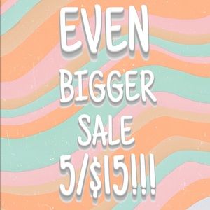 ON ALL 4/$15 ITEMS